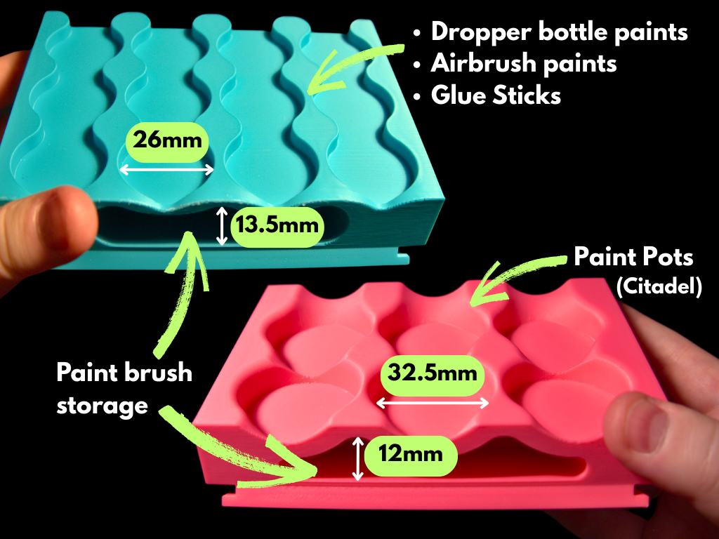 the top options and measurements so you can compare them with your own supplies to check it they will fit