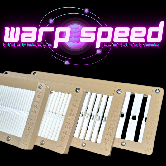Warp Speed product with a black background